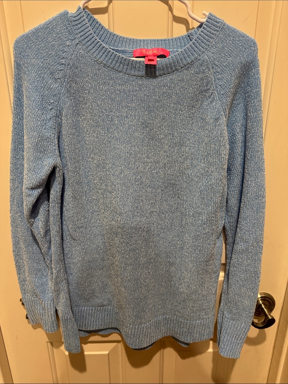 Lilly Pulitzer Sky Blue Crewneck Sweater.